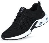 35-50 Zapatos De Trabajo Con Cojín De Aire Para Hombres, Zapatos De Seguridad Antigolpes Con Punta De Acero A Prueba De Perforaciones, Zapatillas De Deporte, Calzado Masculino