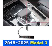 Vtear For Audi Q5 / Q5 Sportback 2025~2018 Car Mobile phone charger Wireless QI Charger 15W Fast Charging Panel Adapter Interior Product Auto Accessories