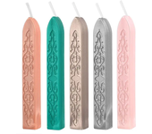 5pcs/Pack Sealing Wax Arrow Core Fire Lacquer Wax Sticks Stick Solid Color Stamps Makings For Sealing Envelopes Invitations Gift