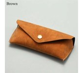 Portable Bag Soft Leather Cases Men Women Fashion Fold-able Eyewear Protector Glasses Box for Sunglasses