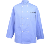 Abrigo de Chef bordado para hombre, camisa de Chef, abrigo de cocinero personalizado con su texto
