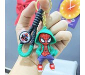 MINISO 1-4 Piece Marvel Spider-Man Pendant Action Figure Avenger Iron Man Captain America Key Chain Bag Key Chain Pendant Gift