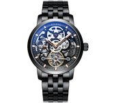 AILANG-reloj mecánico automático para hombre, accesorio deportivo de lujo, resistente al agua hasta 50M, de negocios, de cuero