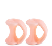 2Pcs=1Pair Silicone Toe Separator Finger Feet Care Protector Gel Toe Orthopedic Bunion Hallux Valgus Corrector Pedicure Spacer