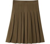 Winter Mid-Length Woolen Skirt for High School Girls Miu Series Pleated Mini Skirt Women's Premium Fashion Outerwear
