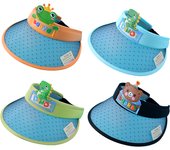 4pcs Kids Sports Sun Visor Hats Empty Top Baseball Cap Running Tennis Hats
