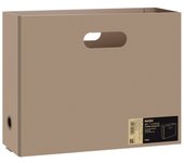 New Plastic File Box Large Capacity Stationery Supplies A4 Storage Box Foldable Document Organizer Box