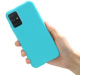 For Samsung Galaxy M31S Back Cover Colorful Candy Liquid Silicone Phone Case For Samsung M31S 6.5" M317F Case Cute Bumper Shell