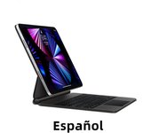 AJIUYU Magic Keyboard For iPad Pro 11 Inch 12.9 Air 5th 4th 2022-2018 Pro11 Pro12.9 3rd Smart Cover Case Español Teclado mágico