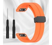 26mm 22mm Magnetic Buckle Strap For Garmin Fenix 7 7X 6X Pro 5Plus 6S 7S 3 3HR Forerunner 965 945 Silicone Bracelet Watchband