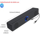 Long desktop dual speakers wired 1002, wireless Bluetooth 3511, USB-powered, AUX 3.5mm,LED lights 3D stereo laptop TV speaker
