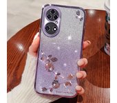 Moda Diamante de agua Flores Polvo flash Galvanoplastia Carcasa Funda Huawei Aplicable P60 P50 P40 P30 P20 Pro P30 Lite P20 Lite