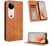 For Vivo S16 s16e S19 v40 x70 x80 x90 pro plus 5G billetera de tarjeta de billetera retro carcasa de teléfono móvil solapa ma