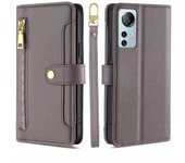 Magnético Funda de Cuero PU Billetera Solapa Cover Mi 12 Lite, Multifuncional Cuerda Colgante Funda protectora