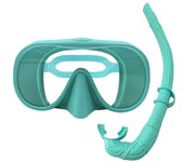 Espejo facial de buceo, antivaho 180 °   Espejo facial para snorkel, máscara de buceo en aguas profundas, gafas de buceo con tubo respiratorio