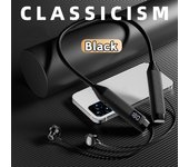 VAORLO 26 Hours Play Neckband 6D Surround Sound Bluetooth Earphone With HD Mic Wireless Earphones TYPE-C Fast Charging Headset