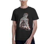 Anime Baki The Grappler Baki Hanma T Shirt Man's Summer Cotton Tee Comfort Crew Neck Short Sleeve T-Shirts
