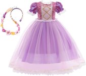 Princess dress for girls summer fantasy party clothes Aurora Rapunzel Cinderella Sleeping Beauty Carnival Christmas costume