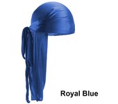 Silk Durag Turban Hijab Pirate Hat Cancer Head Scarf Chemo Cap Pre-Tied Headwrap Men Women Bandana
