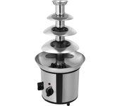 170W 4 Tier Electric Chocolate Fountain Melting Machine Fondue Stainless Steel 21.5cm(D)X46cm(H)