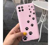 For Samsung A22 Case Cute Cat Bee Printed Silicone Soft Back Cases For Samsung Galaxy A22 5G A22 A 22 Phone Cover Bumper 6.4"