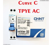 CHINT NB2LE Curve B C Type A AC 1P+N Residual Current Operated Leakage Protection Switch Circuit Breaker RCBO 30MA 10A 16A 20A