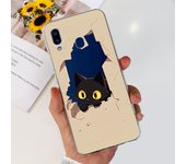 For Samsung Galaxy A20s Samsung A20 A30 Back Cover Phone Case Transparent Soft TPU Silicone Coque Women Fashion Flower Butterfly