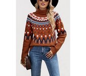 Autumn and Winter New 2024 Loose Mid-length Knitted Sweater European and American Women's Sweater