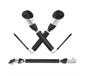 For Meta Quest 3 VR Extension Handle Controller Lightsaber Handles Extension Grips for Quest 3 VR Accessories-Black