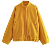 Women's Bomber Jacket Stand Collar Button Up Lightweight Shirt Jacket for Daily Life Work Shopping