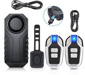 Elecpow Bicycle Alarm 113dB Rechargeable Bike Anti Theft Alarm System IP65 Waterproof Motorcycle Electric Scooter Alarm