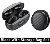 Bone Conduction Earrings TWS Wireless Headphones Bluetooth 5.3 Earphones Earclip Touch Control Earbuds Sports HIFI Bass Headsets