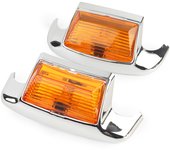 Motorcycle Front Rear Fender Tip Light Lamp For Harley FLHTCU Ultra Classic Electra Glide FLSTC Heritage Softail Accessories