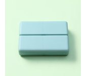 5 Colors Creative 7-compartment Pill Box Durable Waterproof Pill Case Double-deck Flip-Top Package Pill Storage Box Travel