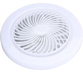 Ventilador de techo con luz LED - Base E27/E26 disponible - Ahorro de energía con mando a distancia - Velocidad del viento ajustable brillo - Adecuado para sala de estar, dormitorio, sala de estudio