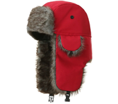 Men's Winter Ear Protection Warm Plush Hat Pilot Cavalry Ear Cuffs Winter Flaps Ski Hat Ski Hat