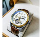 Reloj mecánico automático para hombres waterproof tourbillon hollow fashion watch