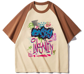 Hot Anime Arcane Jinx T Shirt Men Women Kawaii Cartoon Graphic Tees Hip Hop 90s Harajuku T-shirt Streetwear Male