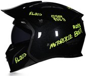 Casco integral moto mujer aire libre hombre MX Carreras de Locomotora movimiento
