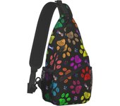 Crossbody Backpack For Men Women Sling Bag, Cute Cats Chest Bag Shoulder Bag Lightweight One Strap Backpack Multipurpose Travel Hiking Daypack