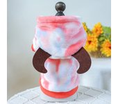 Winter Warm Dog Jumpsuit Cute Dinosaur Clothes for Small Dogs Cat Coat Dog Jacket Light Blue Clothes Funny Costume Pet Clothes