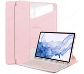 Keyboard Case for Samsung Galaxy Tab S9 FE 10.9 inch SM-X510 X516B with Pen Slot Case 360 Rotation Spanish Keyboard