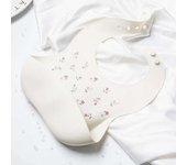 Baby waterproof silicone bib, soft, golden, constellation, gold-plated, cartoon, wearable, cute, nutritious