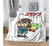 Cute Anime DR S-Slump A-Arale Blanket Super Soft Cartoon kawaii Blanket for Travel Bedding Couch Sofa Bed Blanket Birthday Gift
