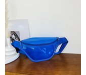 Waterproof Transparent Waist Bag Chinese Style Zipper Pvc Chest Bag Half Moon Belt Bag Message Bag Transparent Pack Streetwear