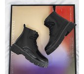 Martin botas botas de los hombres lateral cremallera herramientas zapatos de cuero botas altas