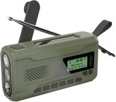 Radio Bluetooth DAB/FM, Radio de emergencia con batería integrada de 4500Mah, receptor de Radio Solar portátil con manivela, Radio para exteriores