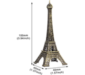 Paris Effiel Tower Figures Statues Building Model Fashion Romantic Retro Bronze Sculpture Home Desktop Metal Decorative Ornament