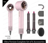 Super 220v secador de pelo, secador de pelo sin hojas, cuidado personal del cabello, herramienta de iones negativos, secadores de pelo eléctricos anión constante