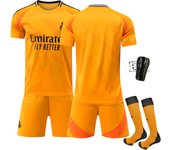 Real Madrid 2024/25 Official Replica Away Jersey Set -  For Adult/kids - With Shirts + shorts + socks + pad